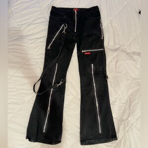 authentic tripp nyc low rise flared pants